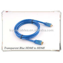 Azul transparente Cabo HDMI para 1080p PS3 HDTV